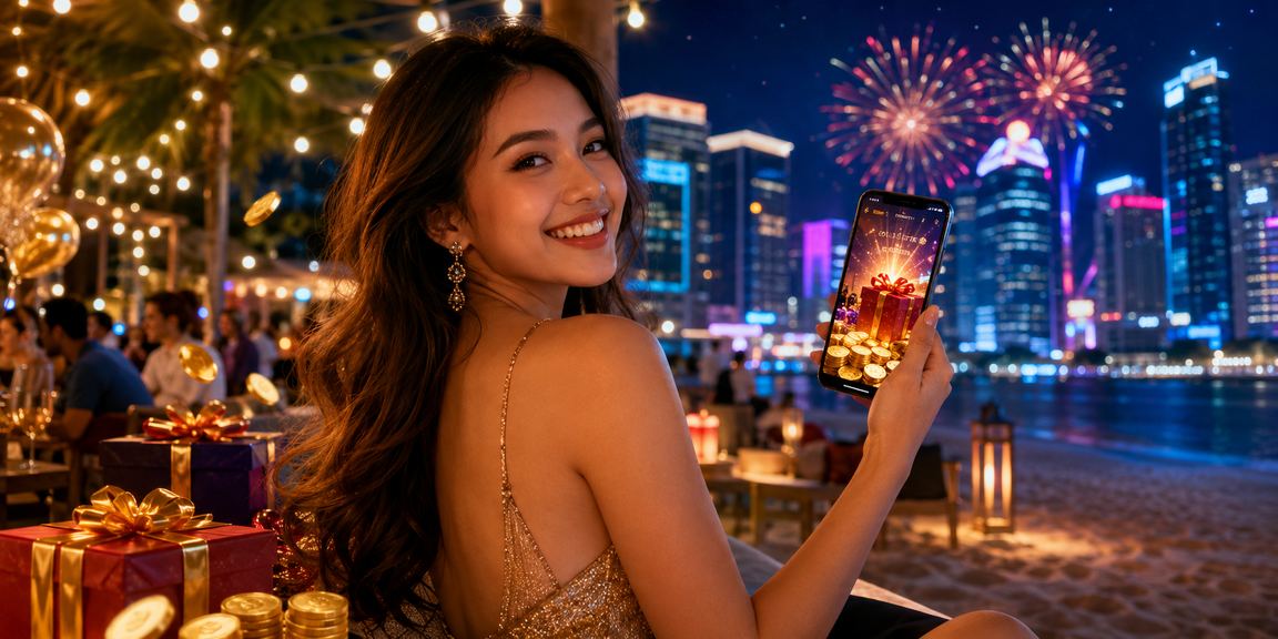 Pengguna kasino mudah alih di Johor Bahru menggunakan telefon pintar