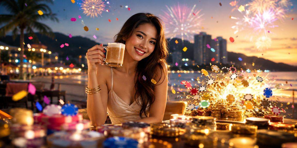 Pengguna membuat pertaruhan slot mudah alih di Langkawi dengan pemandangan indah